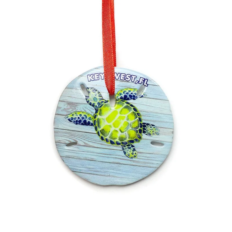 

Key West, Florida, USA, Cultural Tourism Souvenirs, Turtle Pattern Home Decorations, Refrigerator Magnets
