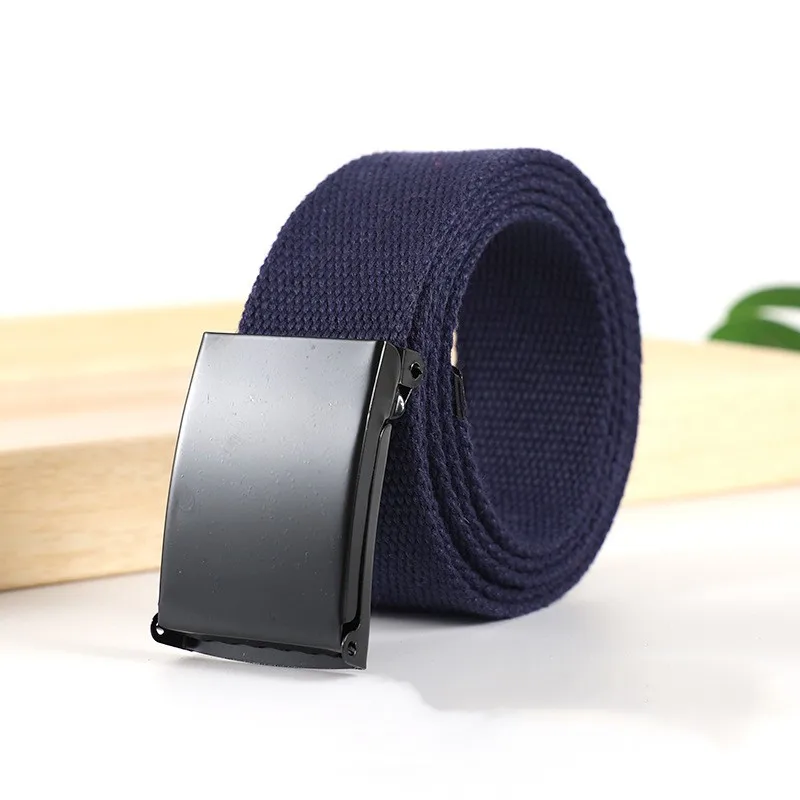 Mode Nieuwe Unisex Broeken Riemen Canvas Riem Metalen Gesp Mannen Vrouwen Jongens Jeans Riemen Snoep Kleuren Top Kwaliteit Luxe Riemen