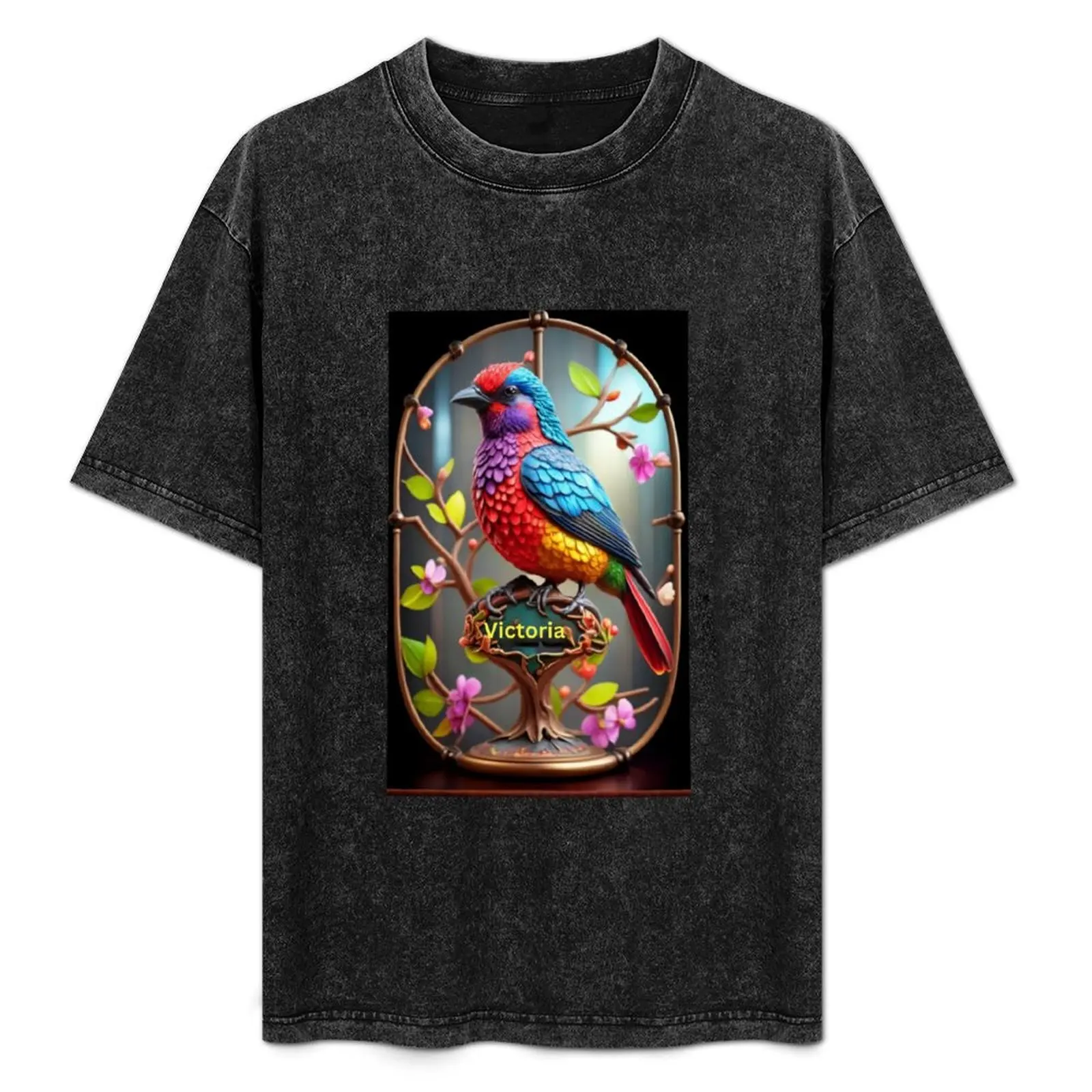 Love You Victoria T-Shirt Outdoor Work Short Sleeve Top