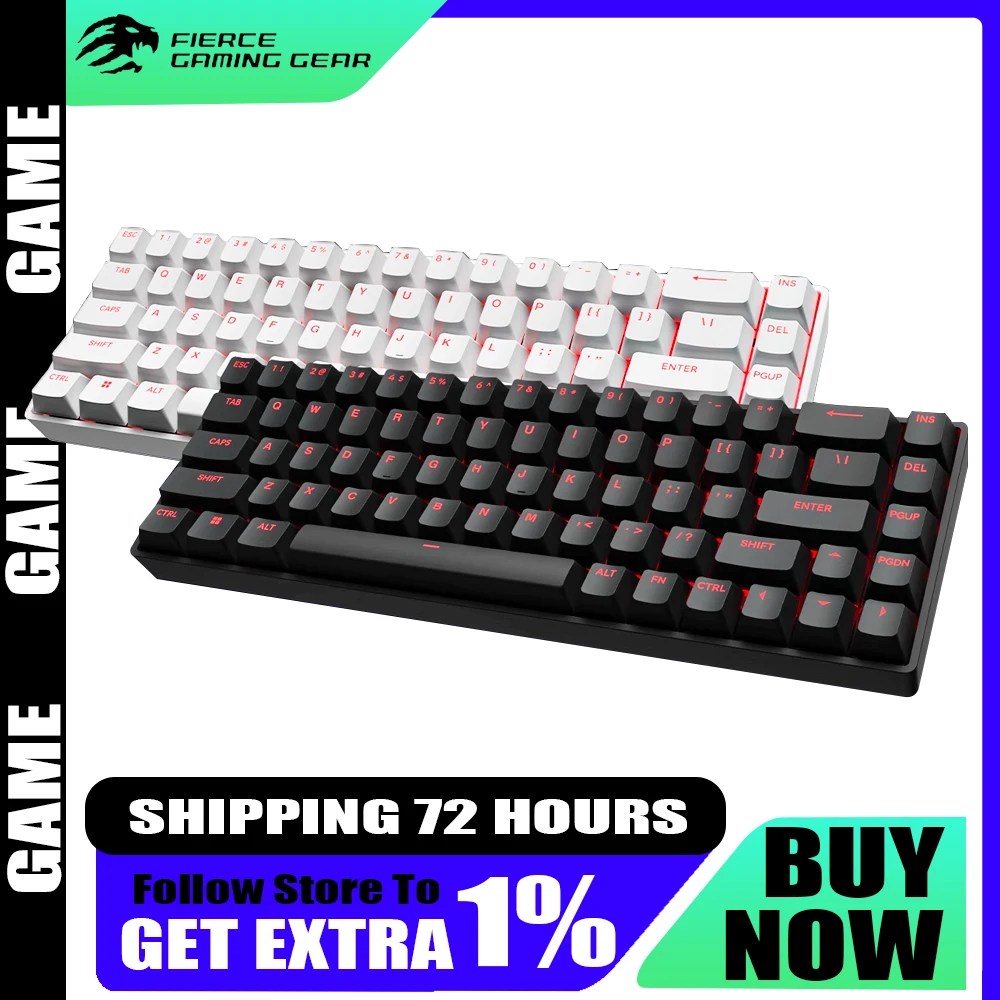 Fierce Gaming Gear Fire68 Pro Magnetic Switch Keyboard Madcatz 8k Aluminium Alloy Mechanical Keyboard Pc Accessories VALORANT