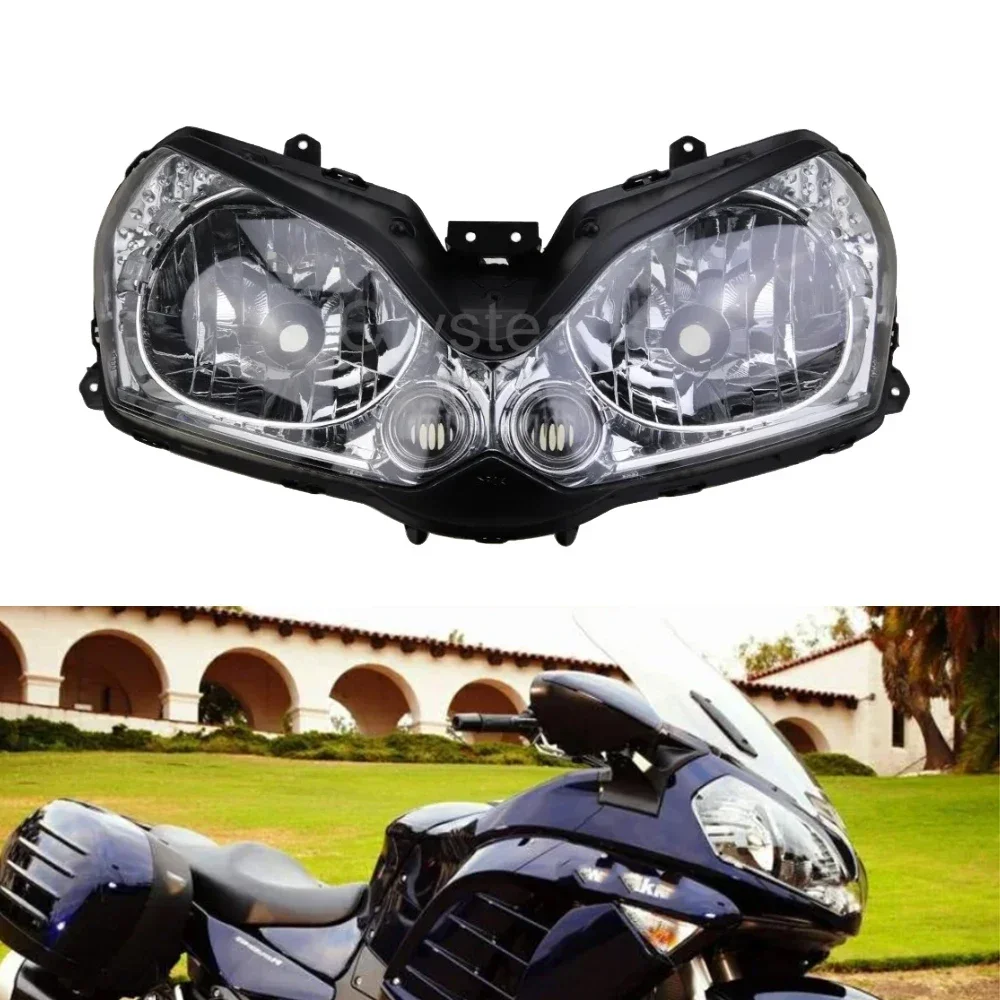 Motorcycle Accessories Headlight Head Light Lamp Headlamp Assembly Kit For Kawasaki GTR1400 ZG1400 Concours 2008 2009 2010 2011