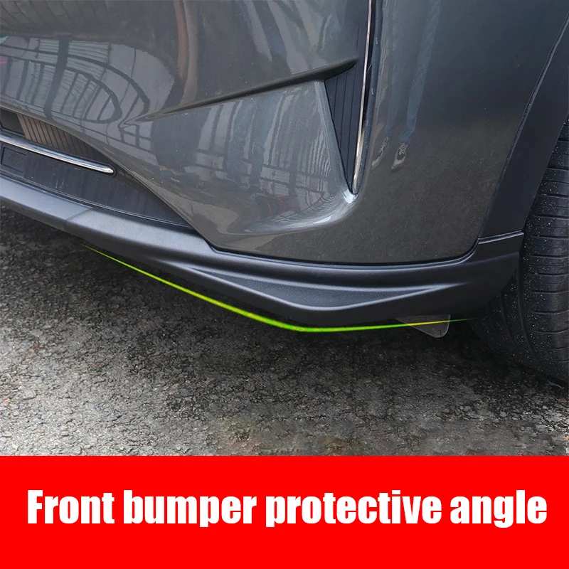 لجيلي Geome EX2 2025 2026 زاوية حماية المصد الأمامي مادة ABS مكون الحماية الخارجية #2