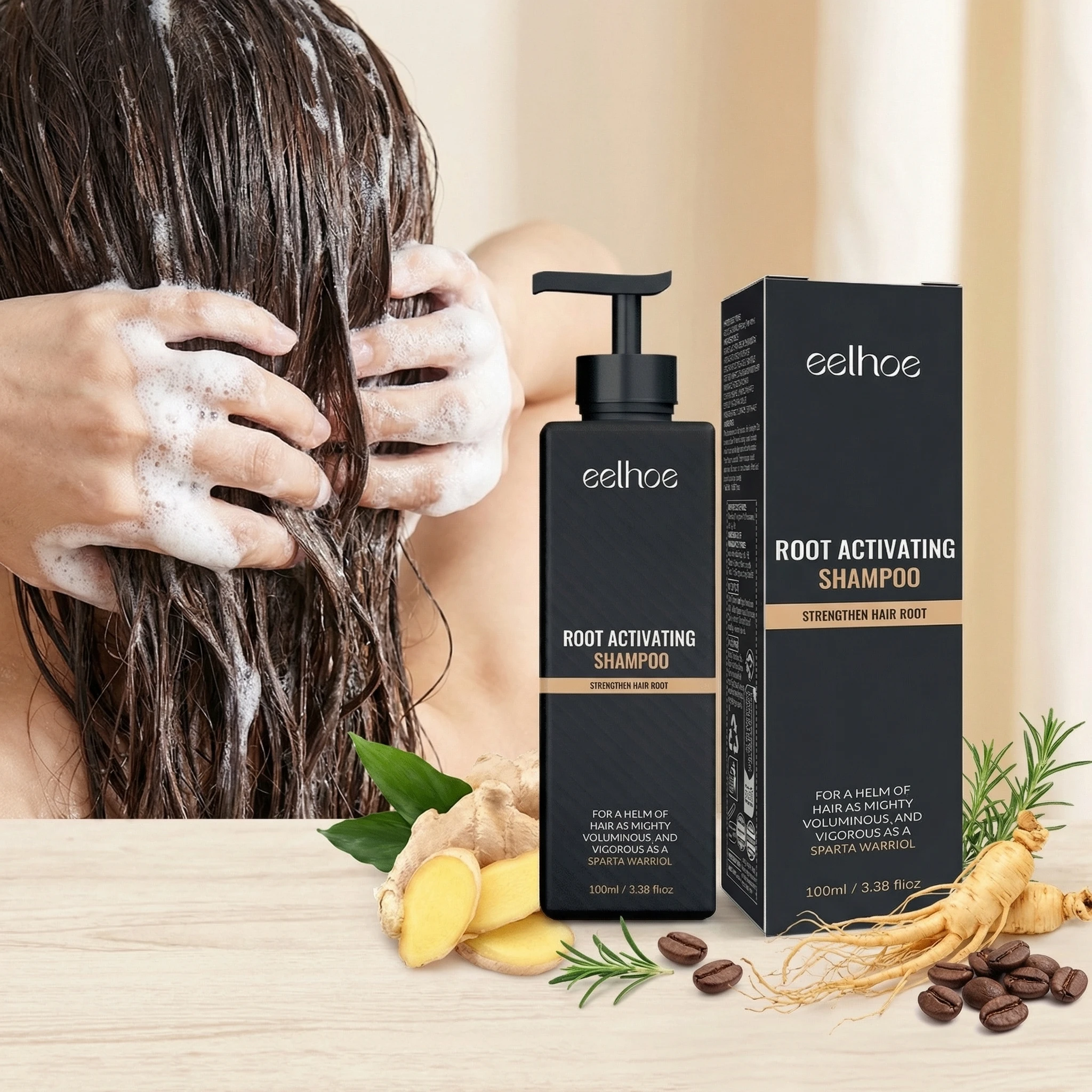 

100 мл питательный шампунь для волос, восстанавливающий поврежденные волосы, увлажняющий, укрепляющий, для густоты и объема волос