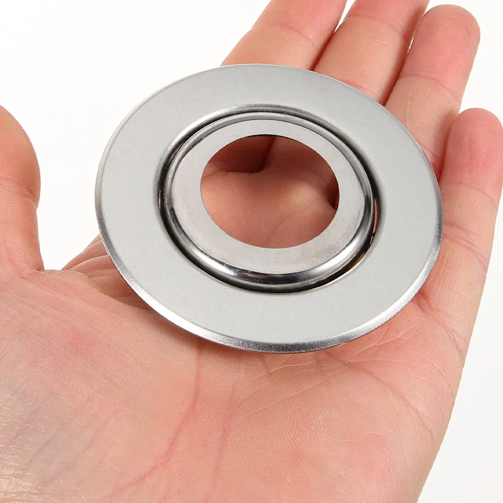 

20Pcs Fire Sprinkler Protective Cover Stainless Steel Double Disc Design Easy Maintenance Ceiling Trim Sprinkler Guard