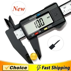 100 150mm Plastic Vernier Caliper Digital Caliper Mini Text Vernier Caliper Student Vernier Ruler 0 to 150mm Measuring Tools
