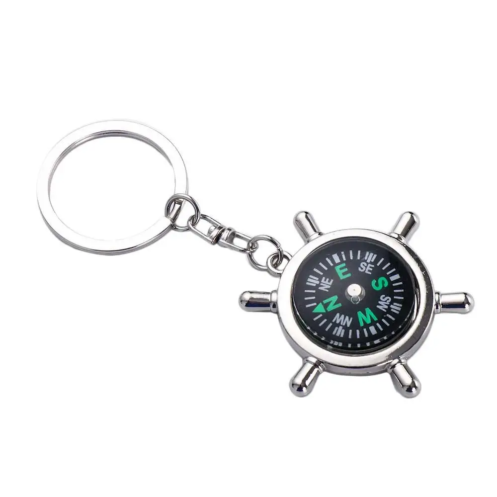Survival Tool Carabiner Keyring Key Chain Navigator Accessories Emergency Wild Compass Keychain Mini Compass Pocket Compass