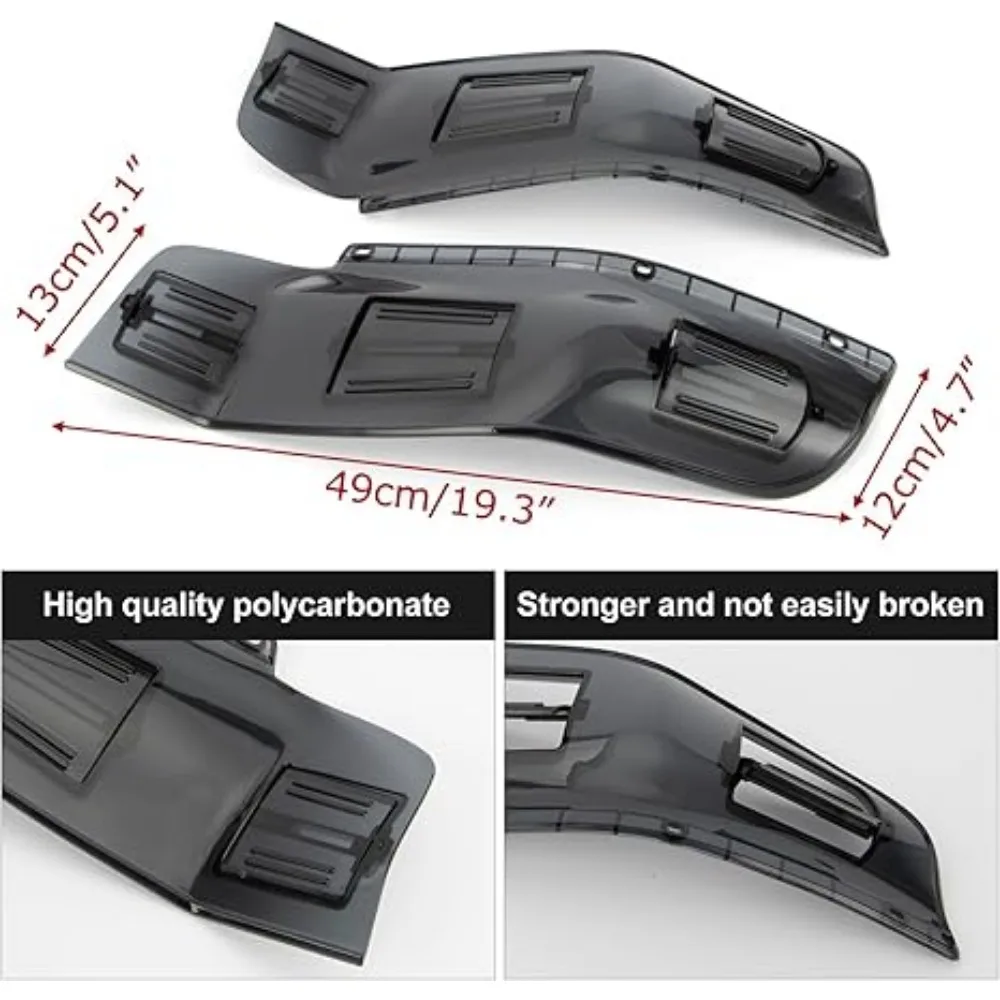 New Motorcycle Adjustable Windshield Wind Deflector for Honda  Goldwing GL1800 F6B 2001-2017 Side Spoilers Wing Air Guard