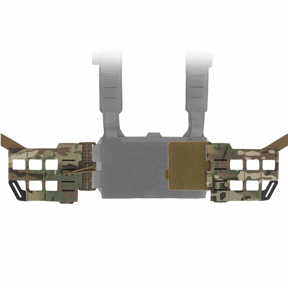 Taktisches Airsoft K-Style Modulares Brustgurt-Erweiterungskit mit Molle Schnellverschluss-System HX Gurt Jagdweste Trainingsausrüstung