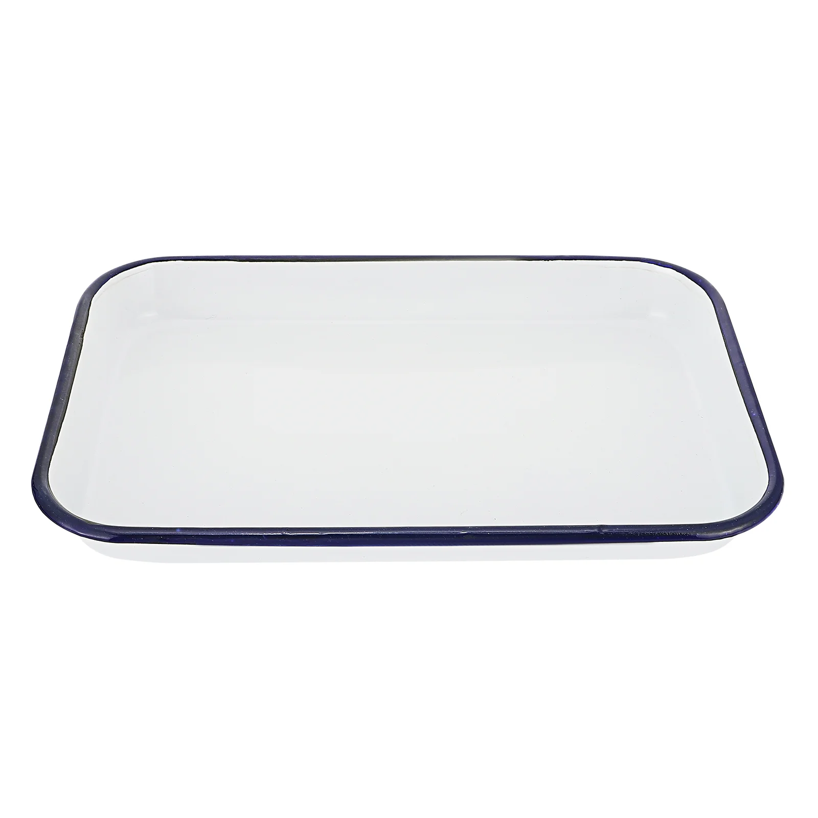 

Sterilized Square Plate Storage Plate Practical Enamel Tray Square Plate