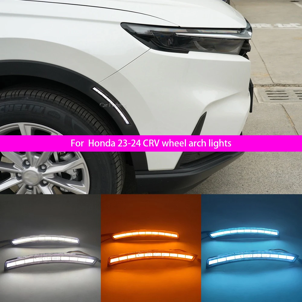 

For Honda CR-V 2023-2024 LED Fender DRL Lights | Sequential Turn Signal Wheel Arch Lights | Eyebrow Light Upgrade