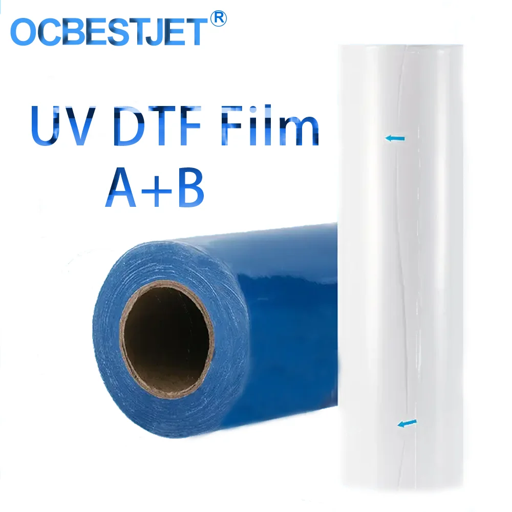 filme uv a impressora plana filme b etiqueta uv dtf filme ab um filme maquina de laminacao etiqueta de transferencia 01