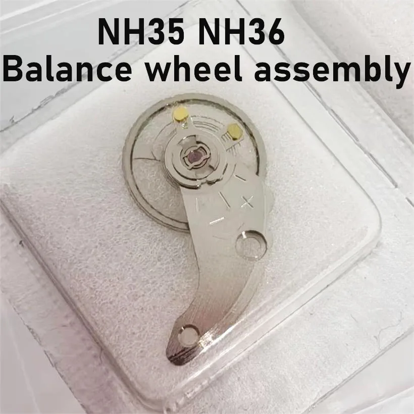 Watch Accessories Suitable For Japan NH35 NH36 Mechanical Movement Balance Wheel Clamp Plate Full Swing Assembly Repair Parts