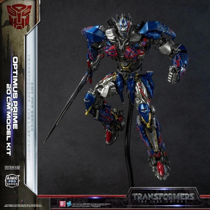YOLOPARK Transformers: The Last Knight AMK PRO Series 20 سم أوبتيموس برايم أطقم منمذجة شخصيات الحركة لعبة روبوت هدية