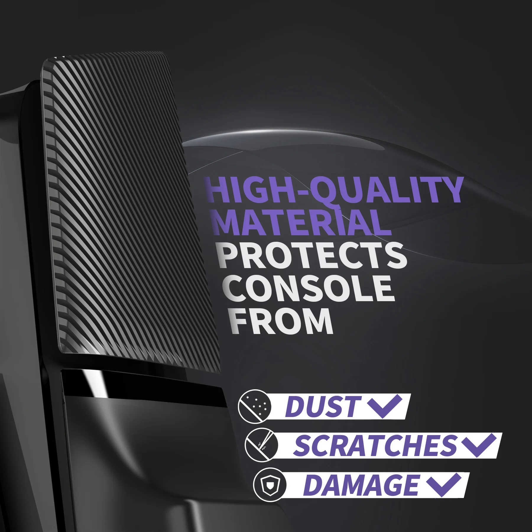 eXtremeRate Voor ps5 Slim Disc Edition Console eXcover Console Vervanging Top Bottom Cover met Cooling Vent Shell - Zwart