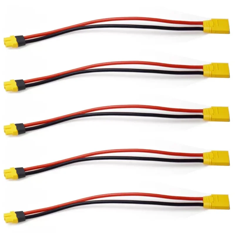 XT90H Male to XT90 Female Llithium Battery Balanced Charging Extension Cable Model Airplane XT90 to XT60 Battery Conversion Line
