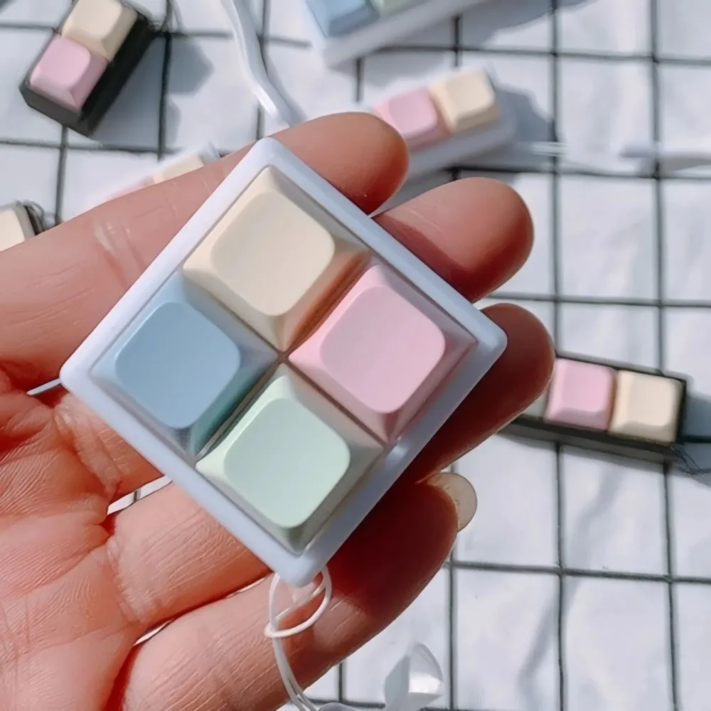 الاسترخاء 2/3/4 مفاتيح إصبع لوحة المفاتيح Keycap مفتاح زر الضغط لعبة الإجهاد الإغاثة تمرير الوقت الفرس لعبة الكبار