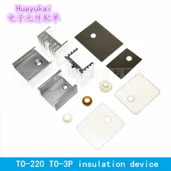 TO-3P To-220 Transistor Isolatie Washer Isolerende Pakking Koellichaam Schroeven Geïsoleerde Siliconen Pad Vel Mica