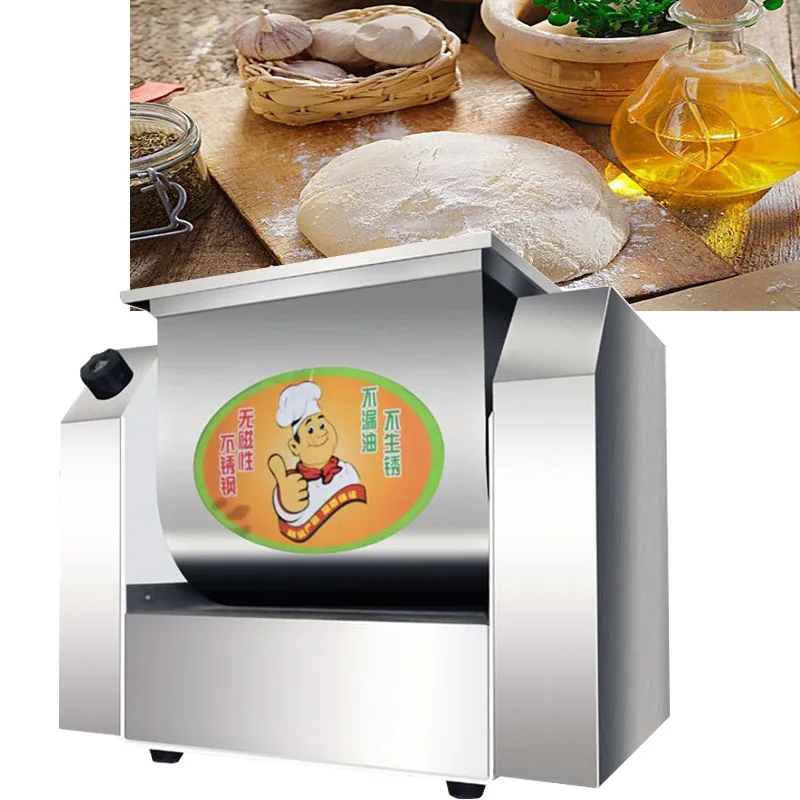 Полностью автоматический тестомес, коммерческий, 25 кг, 5 кг, 12,5 кг, смеситель для муки из утолщенной нержавеющей стали, тестомес 3 кг, 5 кг, 7 кг, 10 кг