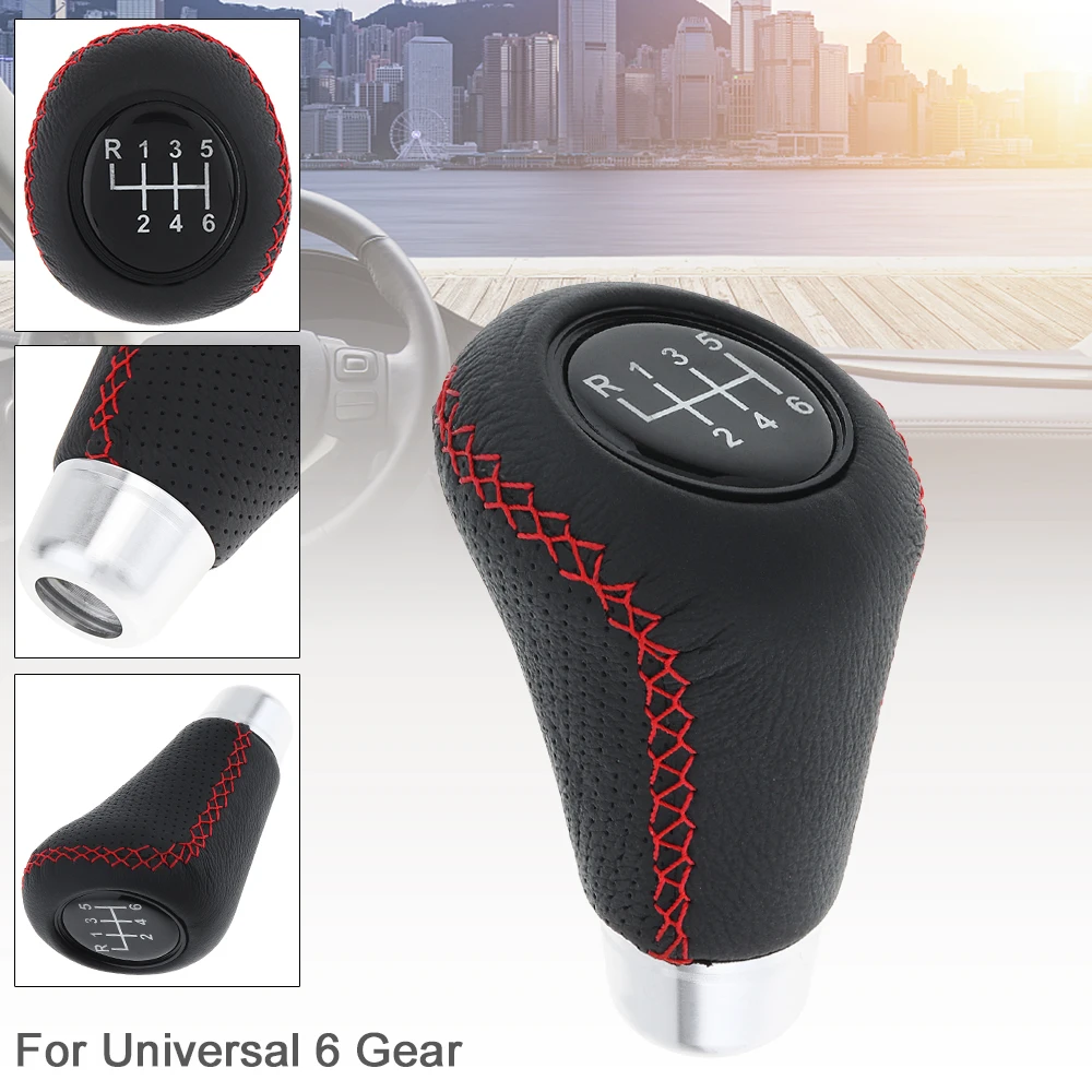 

Universal 6 Speeds Car Refit Manual Transmission Gear Shift Handball Knob Four Plastic Adapter Special Wrench Mounting Screw