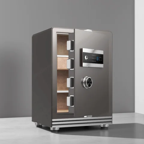 Cassaforte antifurto interamente in acciaio per uso domestico, sicura per impronte digitali nascosta, WiFi, telecomando intelligente, nuova cassetta di sicurezza aggiornata