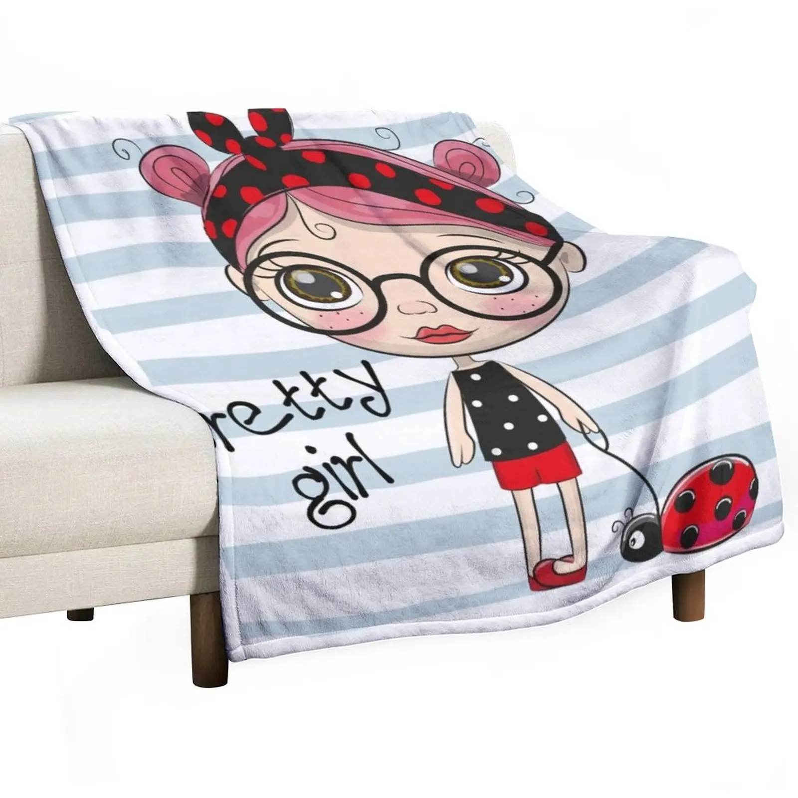 

Pretty Girl Throw Blanket blankets and throws Thin Summer Beddings warm winter Blankets