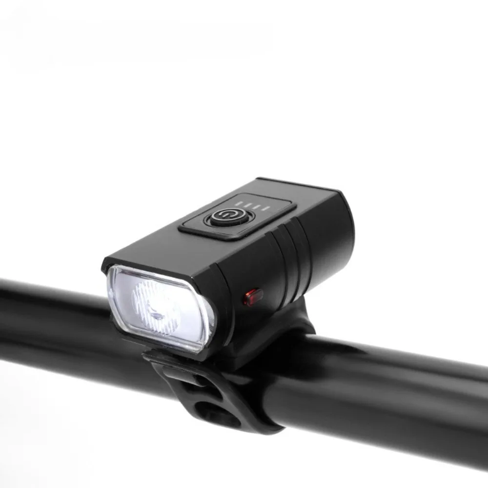 

Bicycle Light Mountain Bike Aluminum Alloy Bead Headlight Night Ride USB Charging Headlight Strong Light Flashlight Equipment