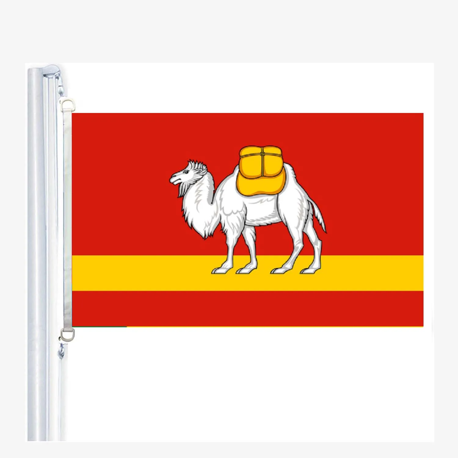 Chelyabinsk Oblast Flags 90 x 150 cm, 100 % Polyester, Digitaldruck