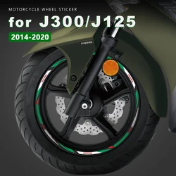 12Pcs Strip Motorcycle Wheel Sticker 14 13 Inch Wheel Decal Waterproof Rim Tape for Kawasaki J300 J125 J 125 300 Accessories