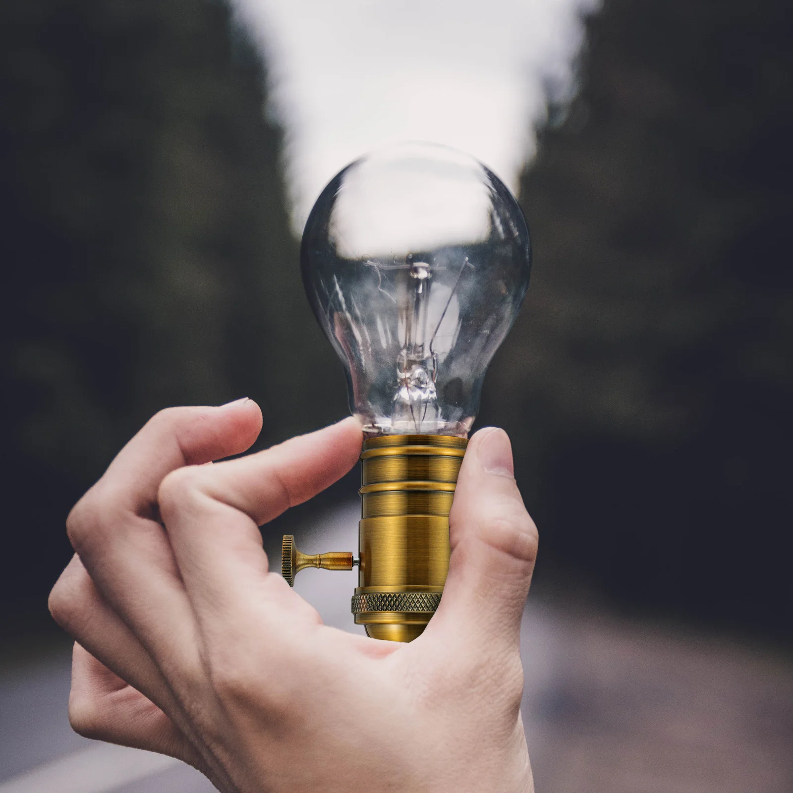 

Vintage Pendant Lamp Holder Retro Die Casting Light Socket E27 Base Edison Bulbs DIY Decorative Stairway Basement Bathroom