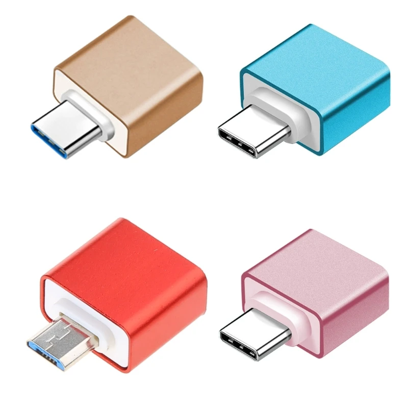 محول شحن USB إلى محول USB OTG شحن نقل البيانات محول USB A إلى USB محول لـ 15 14 13 12