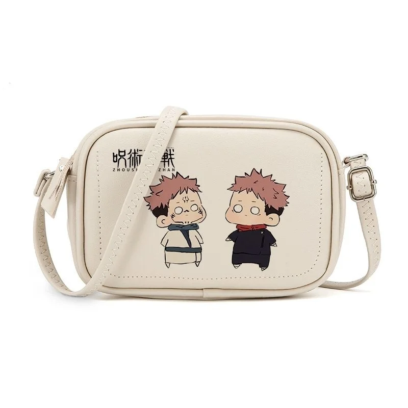 

Anime Jujutsu Kaisen One Shoulder Bag Satoru Gojo Crossbody Handheld Book Bag Itadori Yuji Bags Students School Bags Gift