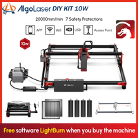 AlgoLaser 10W Laser Potente Laser Engraving Cutting Machine Tools  DIY Wood Cutter Support LightBurn Offline Control Engraver