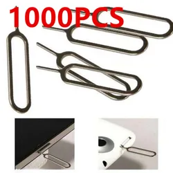 1000Pcs Eject Sim Card Tray Open Pin Needle Key Tool Sim Card Tray Pin Eject Tool Universal Cell Phone Sim Cards Accessories