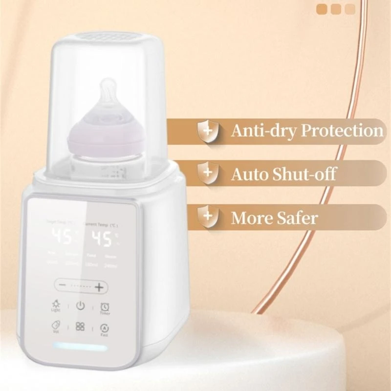 J15U Bottle Warmer Multifunctional Fast Heating Accurate Temperature Control Automatic Shut Offs Bottle Warmer with Timer