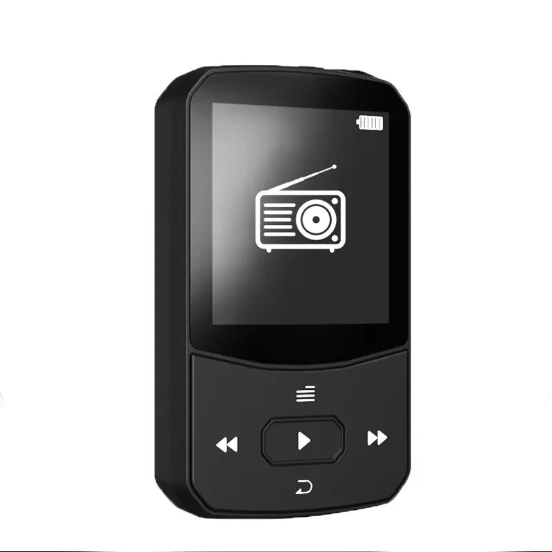 Bluetooth MP3 Player 8gb Clip Mini with Screen Support FM,Recording,E-Book,Clock,Pedometer mp3 player bluetooth