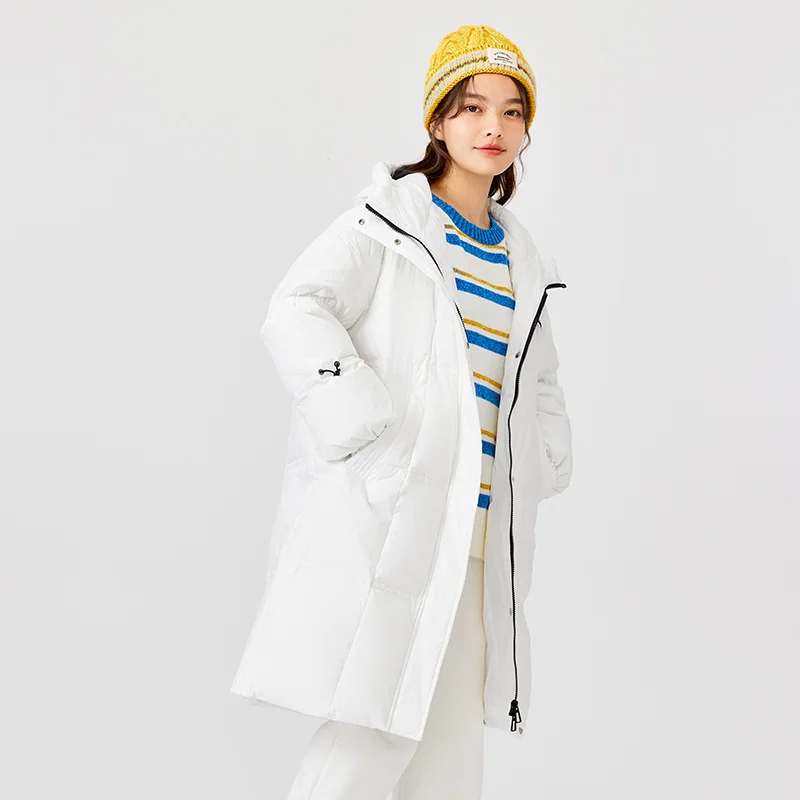 Semir-Doudoune à capuche mi-longue pour femme, veste épaissie, proximité d'hiver, Wstring, 2023