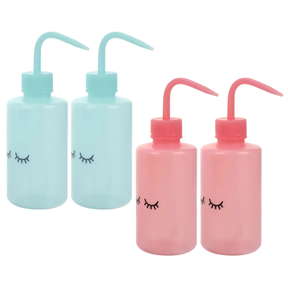 

4 Pcs Elbow Bottle Squeeze Watering Indoor Plants Plastic Small Bottles Washing