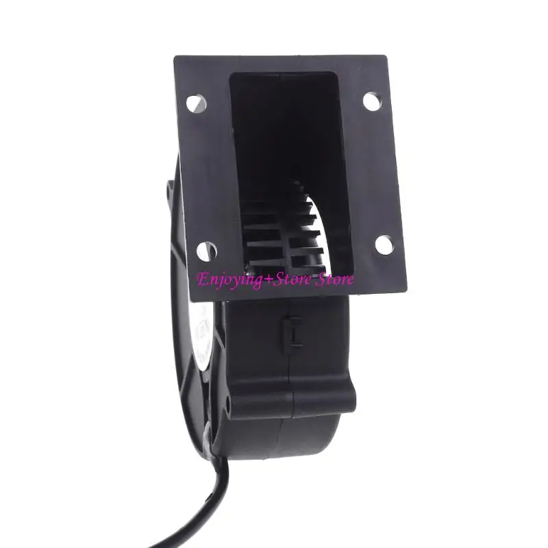 G6DA Square Air Duct 9733 Air Blower Fan ، Ball Bearing DC12V 5.5x2.1mm BBQ Fan