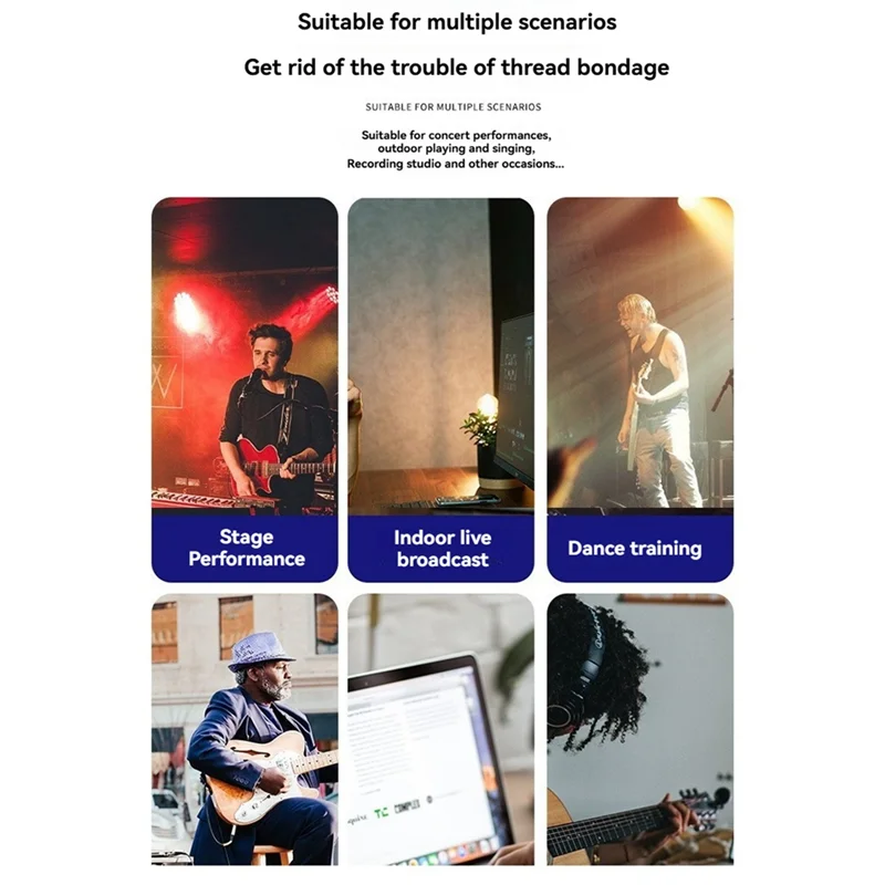 Convertitore per microfono wireless A42Z-UHF Trasmettitore e ricevitore XLR ricaricabili per microfoni dinamici 0V