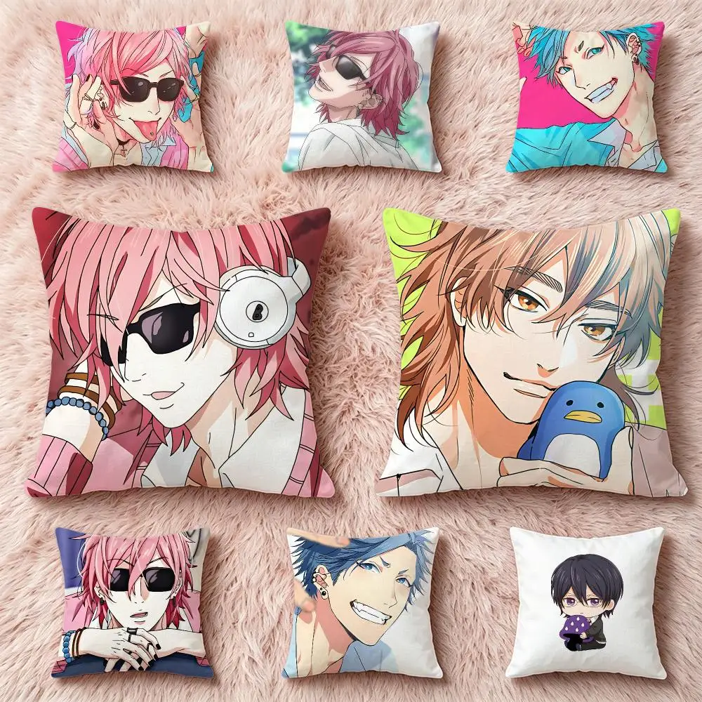 Yarichin Bit-ch-bu Cushion Cover Pillow Multi‑size Short Plush Pillow Cute Simple Style For Living Room Bedroom Birthday Gift