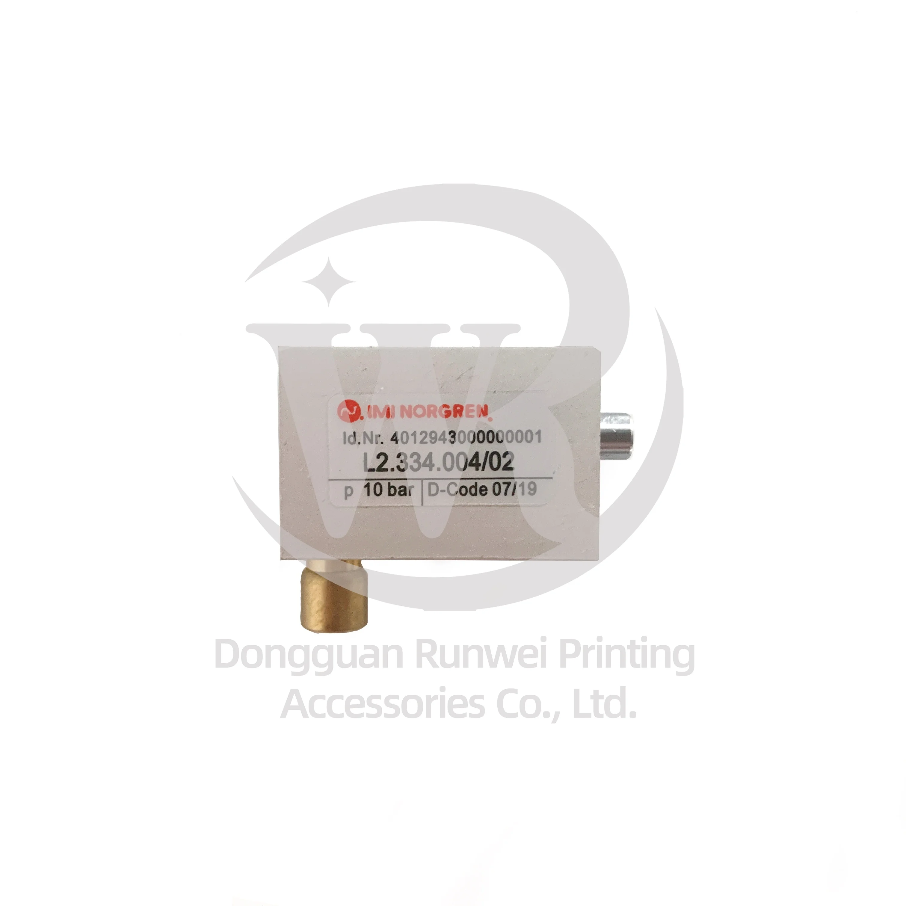

Пневматический цилиндр Heidelberg L2.334.004 CD74 XL75 D16 H10, запчасти Heidelberg L2.334.004/02
