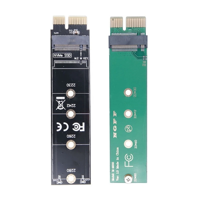 CS1W NVMe SSD M.2 PCIE Riser PCI-E PCI-Express M Key Connector for 2230 2242