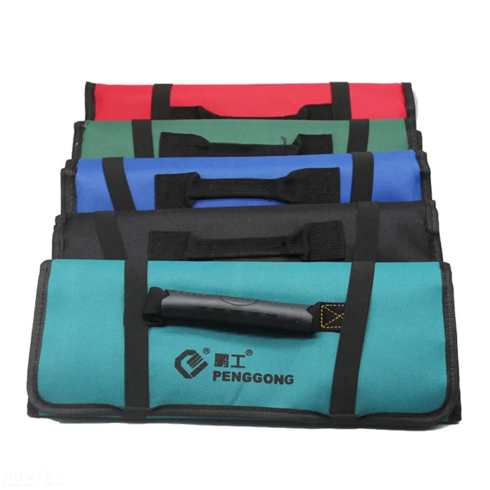 Multifunction 3 Colors New instrument Case Dropship Tool Bags Practical Carrying Handles Oxford Canvas Chisel Roll Bags For Tool