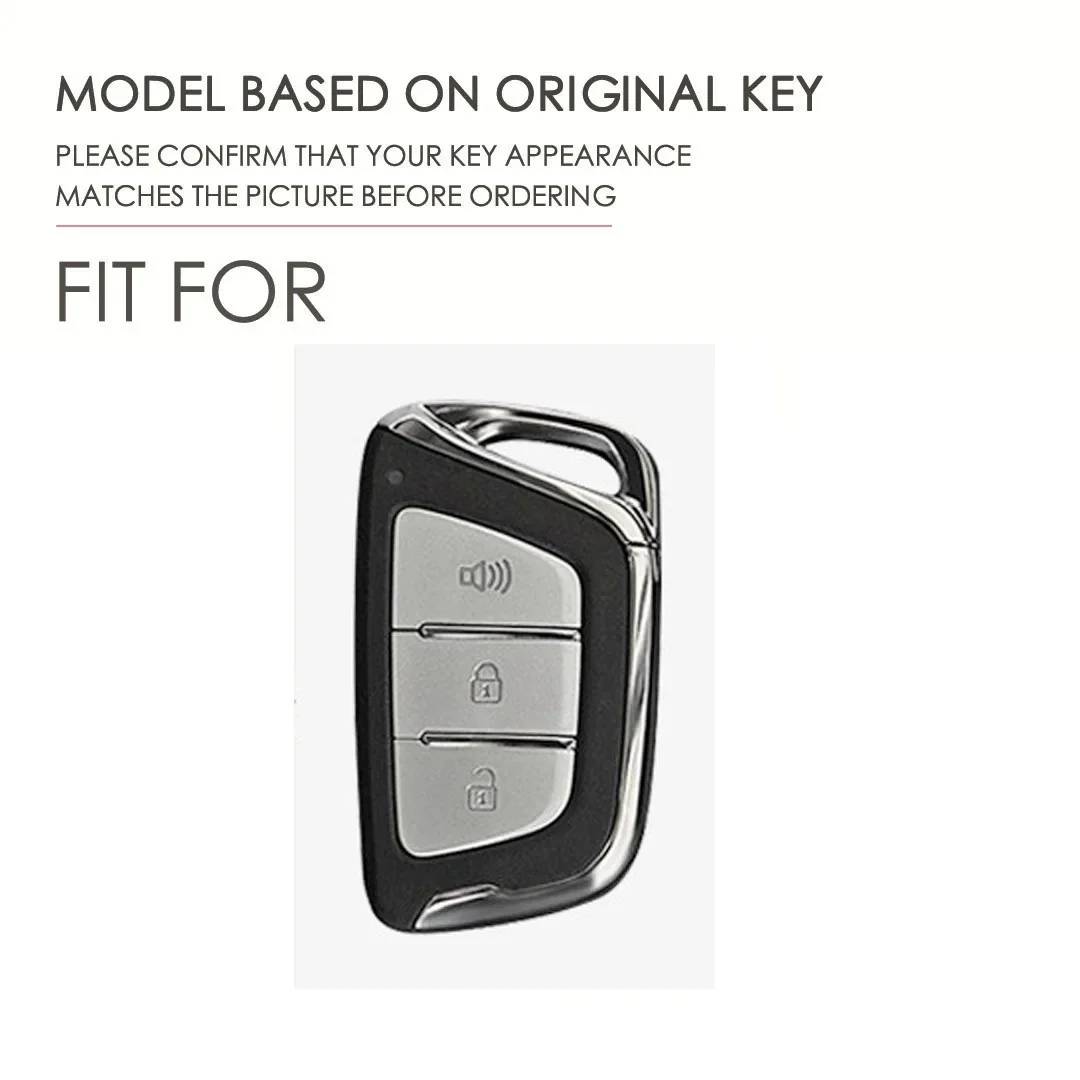 Suitable for JAC Humvee Key Case E10X Sihao X8x7 Jiayue A5 E40X Car Key Bag Silicone Rubber Key Case