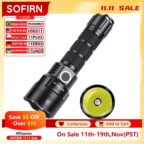 C8G Powerful LED Flashlight Sofirn