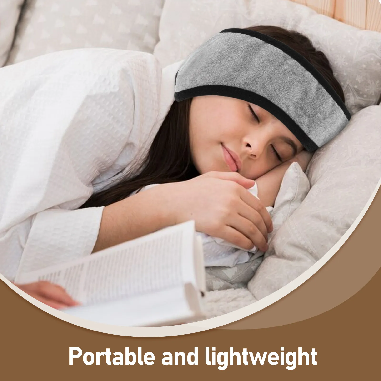 2Pcs Noise Isolation Ear Muffs Soft Lightweight Soundproof Ear Muffs for Sleeping Travel Study Noise Reduction Grey