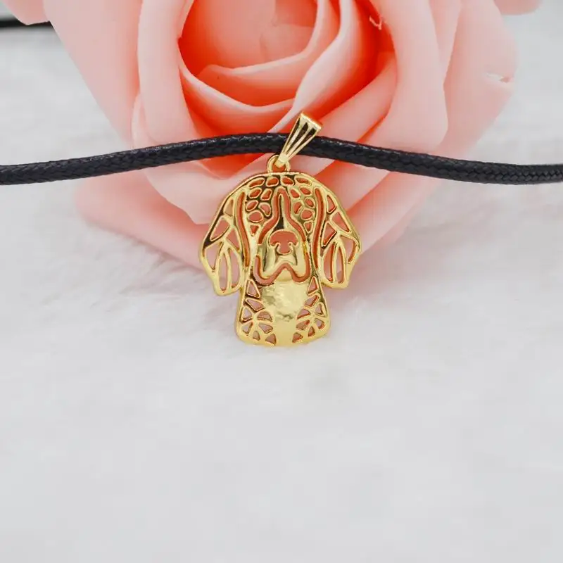 Women Rope Chain Pet Pendant Beagle Jewelry Dog Necklace