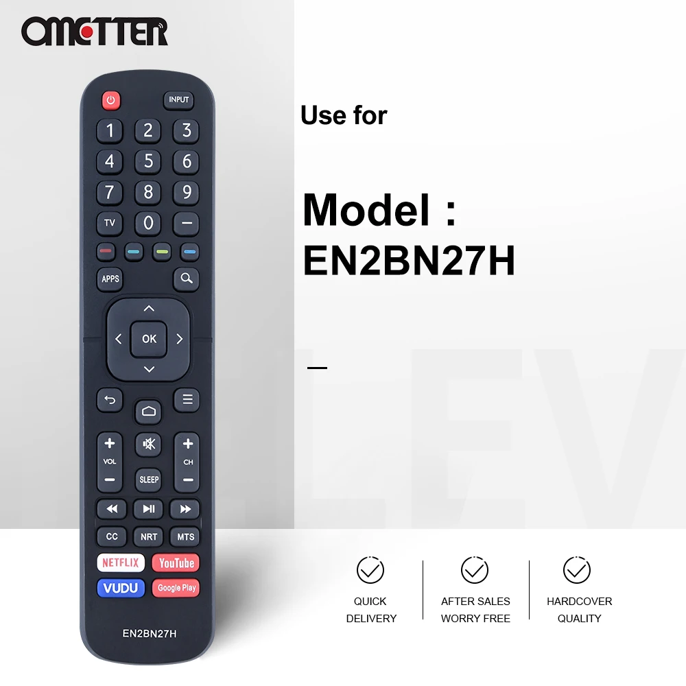 EN2BN27H EN2BM27H EN2BL27H For Hisense Smart TV Remote Control 55 Inch 32H5500F 40H5500F 40H5570F 40H5580F 40H5590F 32H56G