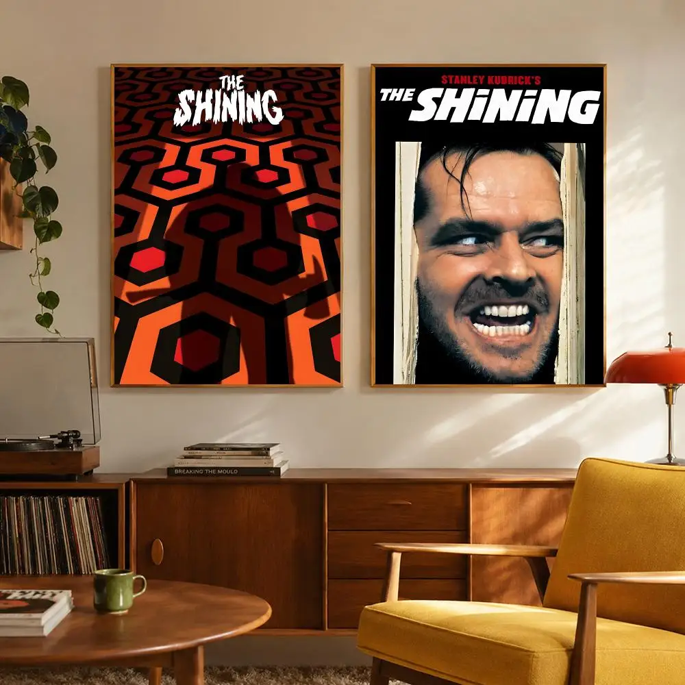 Horror Classic T-The Shining Poster Digital Solvent Print Waterproof PP Fade-Resistant Wall Art Room Decor Gift
