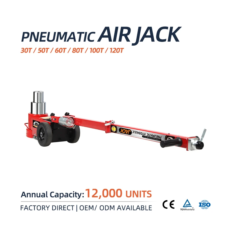 

40 Ton 80Ton air Hydraulic Truck Jacks Repair Lift Jacks Pneumatic Truck Lifting Jack with CE